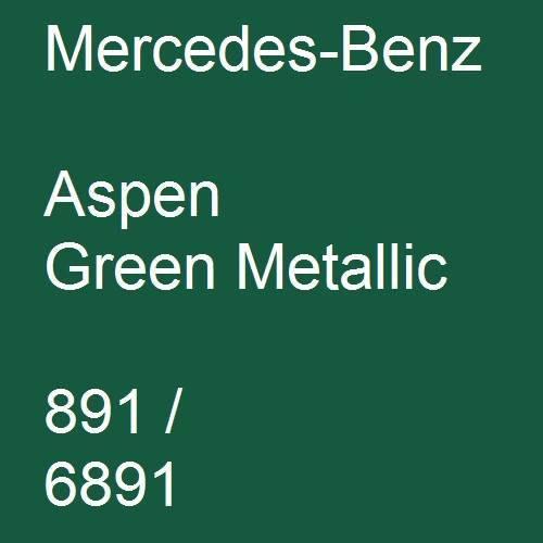 Mercedes-Benz, Aspen Green Metallic, 891 / 6891.